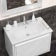 Opadiris Мебель для ванной Луиджи 80 подвесная белая матовая – картинка-21